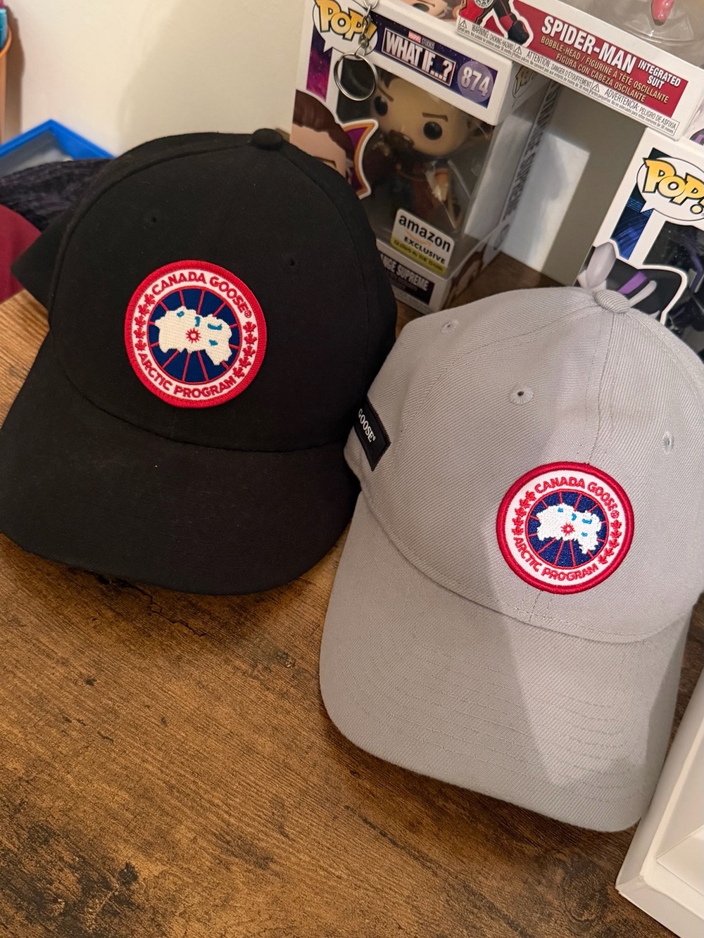 Canada Goose Mens' Baseball Cap - Black and Light Gray